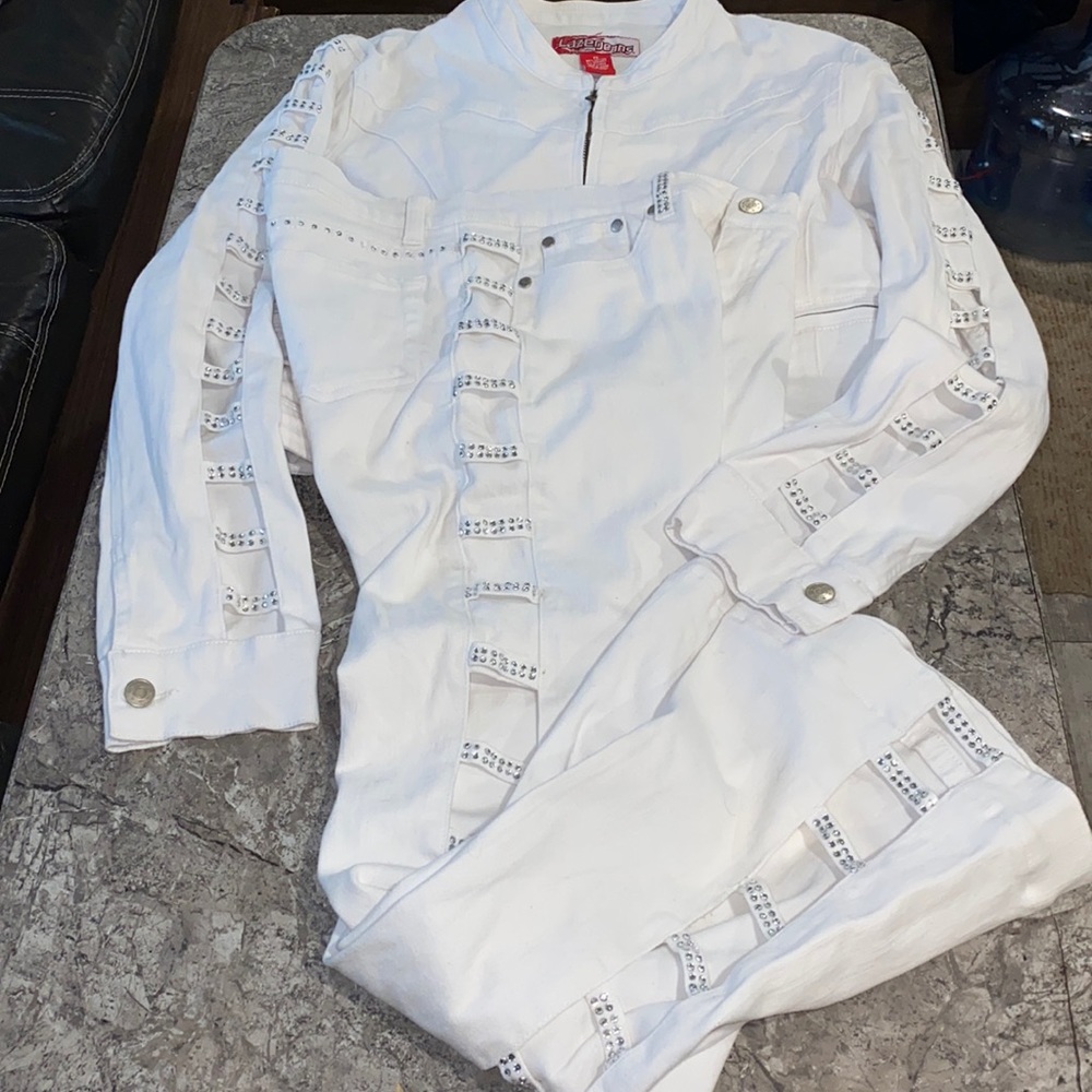Laser Jeans Jacket Set vintage